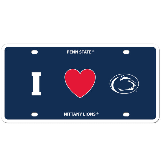 Penn St. Nittany Lions Styrene License Plate (SSKG) - 757 Sports Collectibles