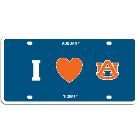 Auburn Tigers Styrene License Plate (SSKG) - 757 Sports Collectibles