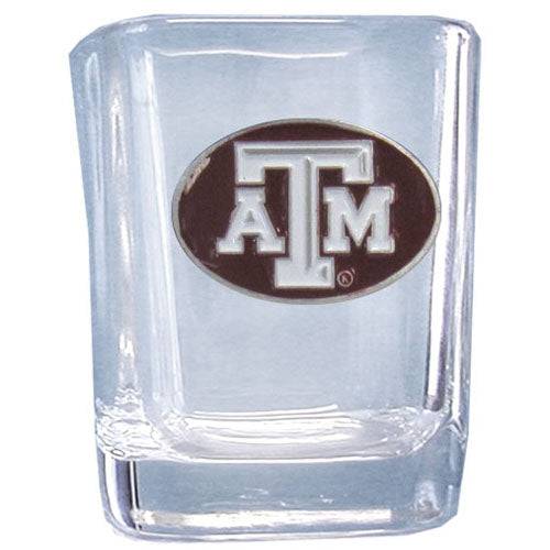 Texas A & M Aggies Square Shot Glass (SSKG) - 757 Sports Collectibles