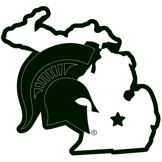 Michigan St. Spartans Home State 11 Inch Magnet (SSKG) - 757 Sports Collectibles