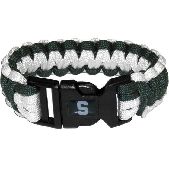 Michigan St. Spartans Survivor Bracelet (SSKG) - 757 Sports Collectibles