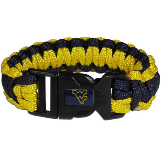 W. Virginia Mountaineers Survivor Bracelet (SSKG) - 757 Sports Collectibles