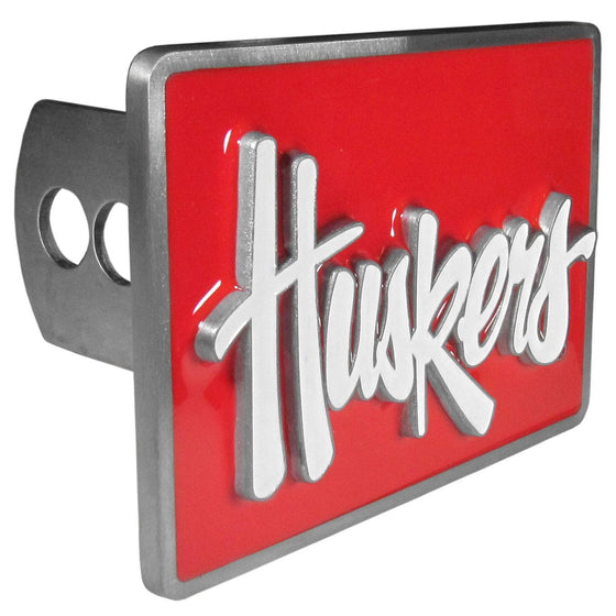 Nebraska Cornhuskers Hitch Cover Class II and Class III Metal Plugs (SSKG) - 757 Sports Collectibles