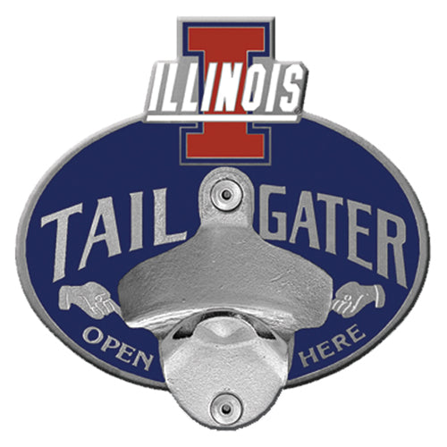 Illinois Fighting Illini Tailgater Hitch Cover Class III (SSKG) - 757 Sports Collectibles