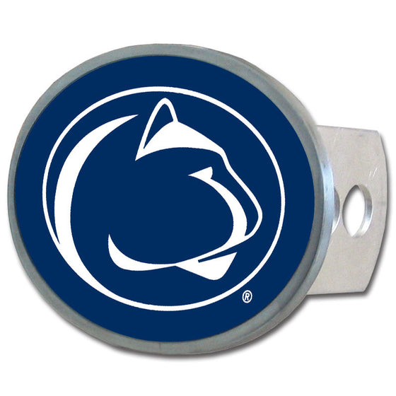 Penn St. Nittany Lions Oval Metal Hitch Cover Class II and III (SSKG) - 757 Sports Collectibles