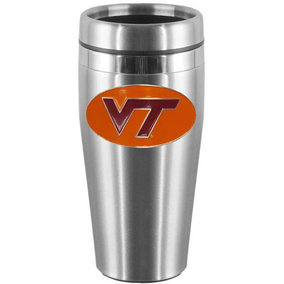 Virginia Tech Hokies Steel Travel Mug (SSKG) - 757 Sports Collectibles