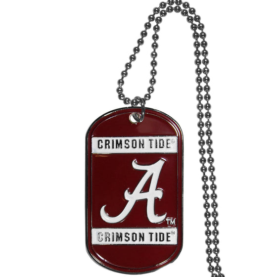 Alabama Crimson Tide Tag Necklace (SSKG) - 757 Sports Collectibles