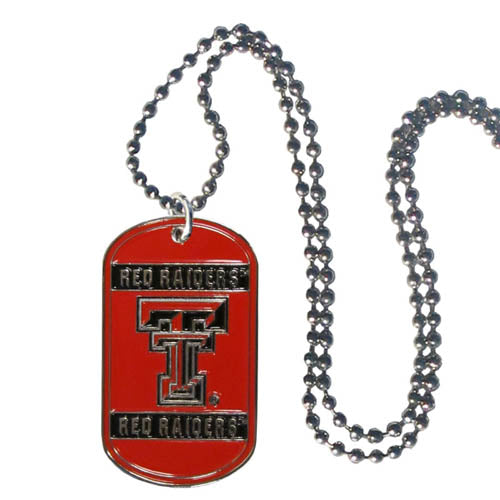 Texas Tech Raiders Tag Necklace (SSKG) - 757 Sports Collectibles