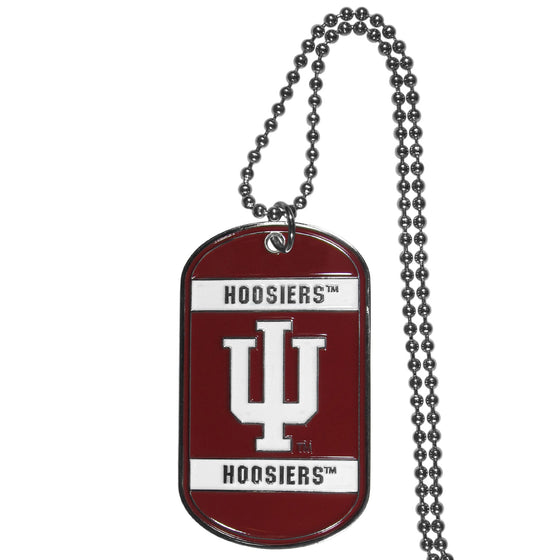 Indiana Hoosiers Tag Necklace (SSKG) - 757 Sports Collectibles