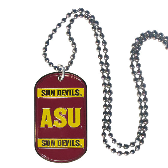 Arizona St. Sun Devils Tag Necklace (SSKG) - 757 Sports Collectibles