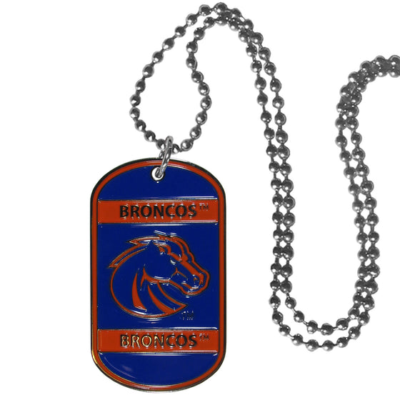 Boise St. Broncos Tag Necklace (SSKG) - 757 Sports Collectibles