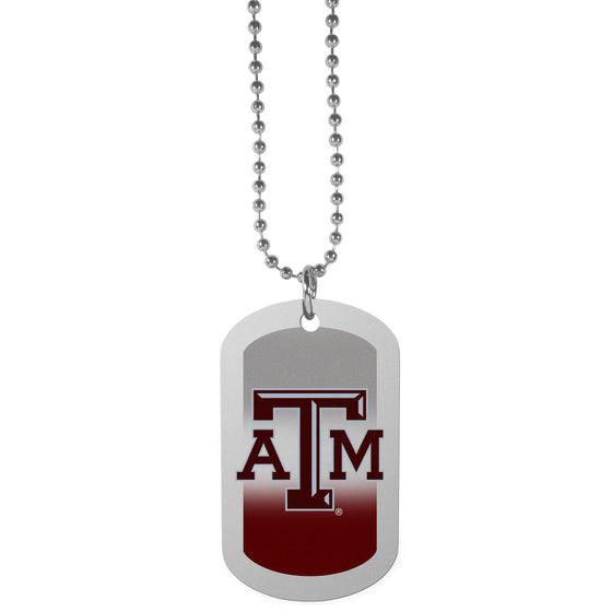 Texas A & M Aggies Team Tag Necklace (SSKG) - 757 Sports Collectibles