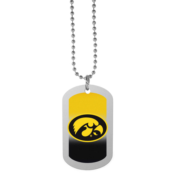 Iowa Hawkeyes Team Tag Necklace (SSKG) - 757 Sports Collectibles