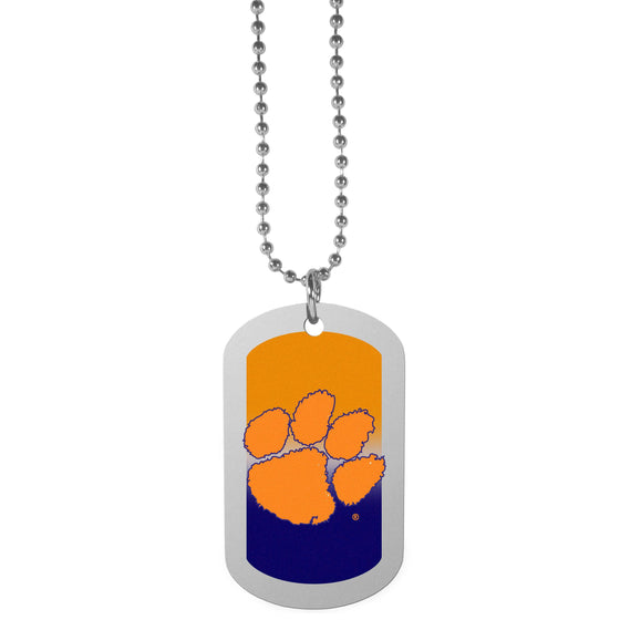 Clemson Tigers Team Tag Necklace (SSKG) - 757 Sports Collectibles