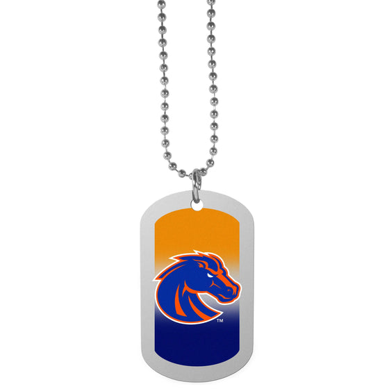 Boise St. Broncos Team Tag Necklace (SSKG) - 757 Sports Collectibles