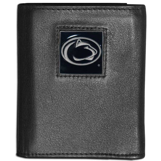 Penn St. Nittany Lions Leather Tri-fold Wallet (SSKG) - 757 Sports Collectibles