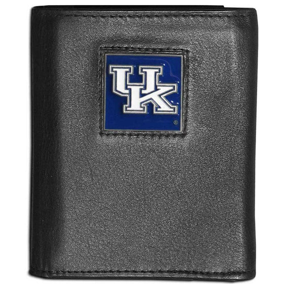 Kentucky Wildcats Leather Tri-fold Wallet (SSKG) - 757 Sports Collectibles
