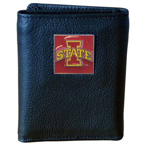 Iowa St. Cyclones Leather Tri-fold Wallet (SSKG) - 757 Sports Collectibles