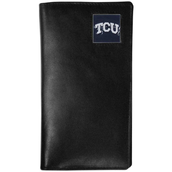 TCU Horned Frogs Leather Tall Wallet (SSKG) - 757 Sports Collectibles