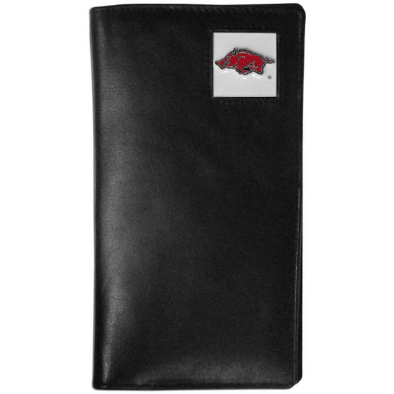 Arkansas Razorbacks Leather Tall Wallet (SSKG) - 757 Sports Collectibles