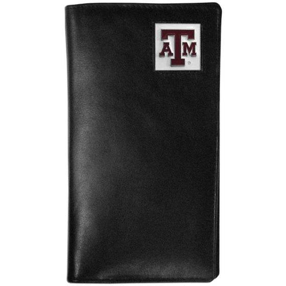 Texas A & M Aggies Leather Tall Wallet (SSKG) - 757 Sports Collectibles