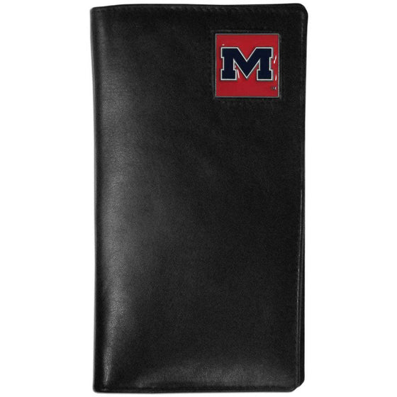 Mississippi Rebels Leather Tall Wallet (SSKG) - 757 Sports Collectibles