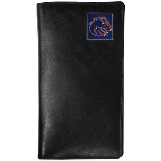 Boise St. Broncos Leather Tall Wallet (SSKG) - 757 Sports Collectibles