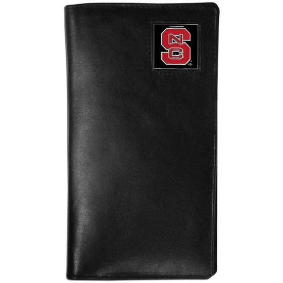 N. Carolina St. Wolfpack Leather Tall Wallet (SSKG) - 757 Sports Collectibles