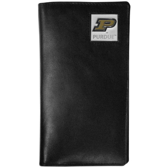 Purdue Boilermakers Leather Tall Wallet (SSKG) - 757 Sports Collectibles