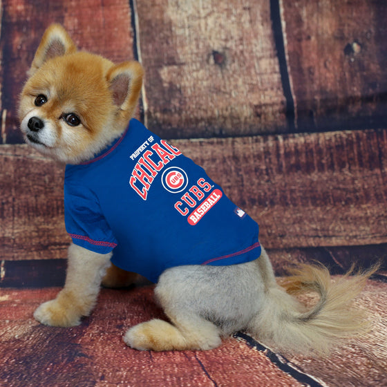 Chicago Cubs Dog Tee Shirt Pets First - 757 Sports Collectibles