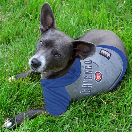 Chicago Cubs Hoody Dog Tee Pets First - 757 Sports Collectibles