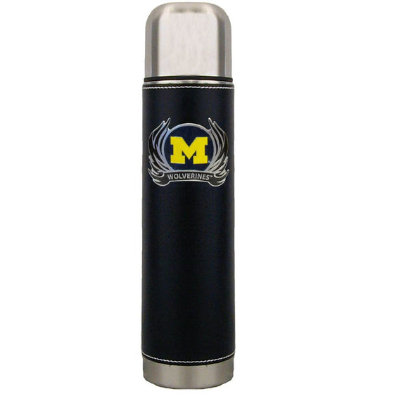 Michigan Wolverines Thermos with Flame Emblem (SSKG) - 757 Sports Collectibles