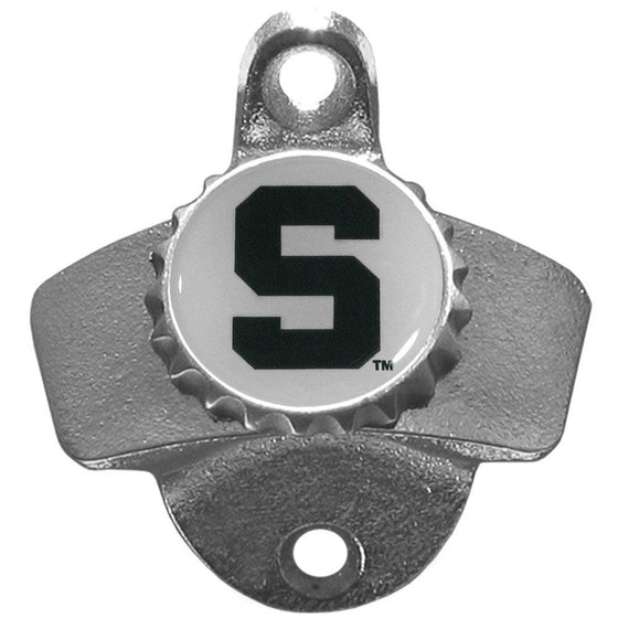 Michigan St. Spartans Wall Mounted Bottle Opener (SSKG) - 757 Sports Collectibles