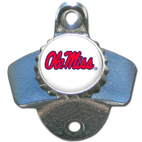 Mississippi Rebels Wall Mounted Bottle Opener (SSKG) - 757 Sports Collectibles