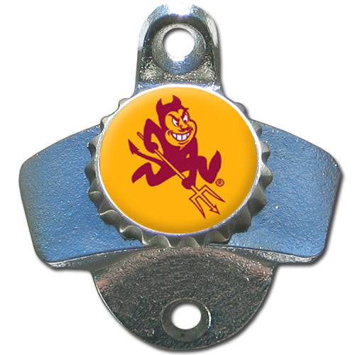 Arizona St. Sun Devils Wall Mounted Bottle Opener (SSKG) - 757 Sports Collectibles