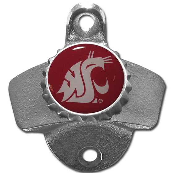 Washington St. Cougars Wall Mounted Bottle Opener (SSKG) - 757 Sports Collectibles