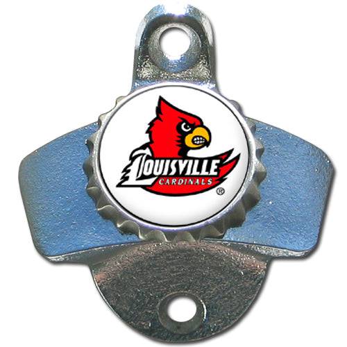 Louisville Cardinals Wall Mounted Bottle Opener (SSKG) - 757 Sports Collectibles