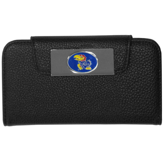 Kansas Jayhawks Samsung Galaxy S4 Wallet Case (SSKG) - 757 Sports Collectibles