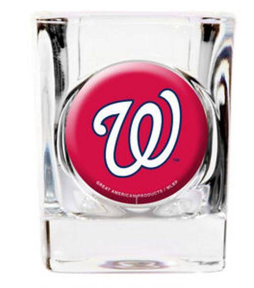 Washington Nationals Square Shot Glass (2oz.) - 757 Sports Collectibles