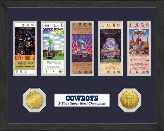 Dallas Cowboys  SB Championship Ticket Collection (HM) - 757 Sports Collectibles