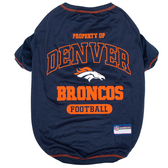Denver Broncos Dog Tee Shirt by Pets First