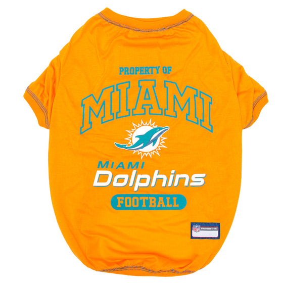 Miami Dolphins Dog Tee Shirt by Pets First