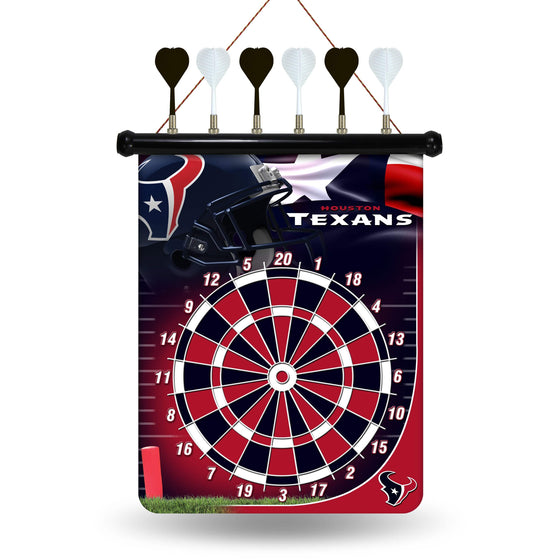 Houston TEXANS MAGNETIC DART BOARD (Rico) - 757 Sports Collectibles