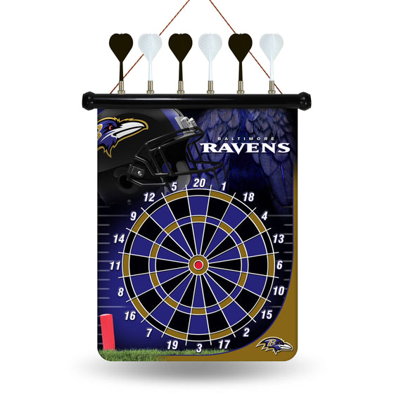 Baltimore RAVENS MAGNETIC DART BOARD (Rico) - 757 Sports Collectibles