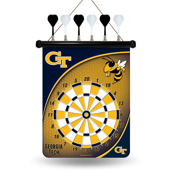 GEORGIA TECH Yellow Jackets MAGNETIC DART BOARD (Rico) - 757 Sports Collectibles