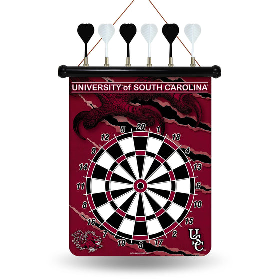 SOUTH CAROLINA USC Gamecocks MAGNETIC DART BOARD (Rico) - 757 Sports Collectibles