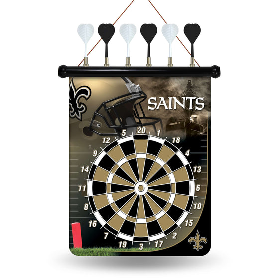 New Orleans SAINTS MAGNETIC DART BOARD (Rico) - 757 Sports Collectibles