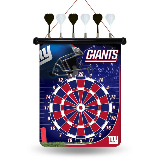 New York NY GIANTS MAGNETIC DART BOARD (Rico) - 757 Sports Collectibles