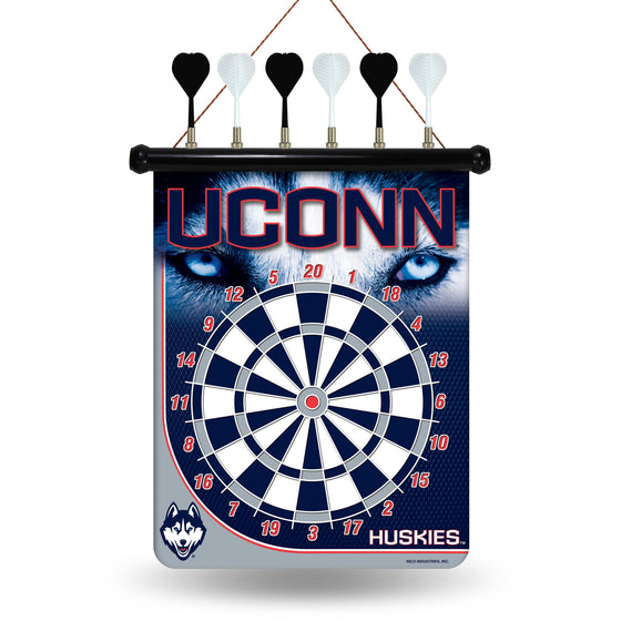 UCONN MAGNETIC DART BOARD (Rico) - 757 Sports Collectibles