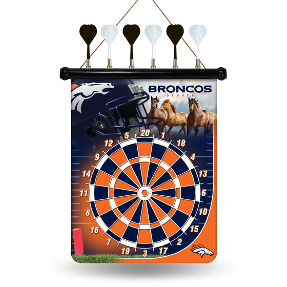 Denver BRONCOS MAGNETIC DART BOARD (Rico) - 757 Sports Collectibles